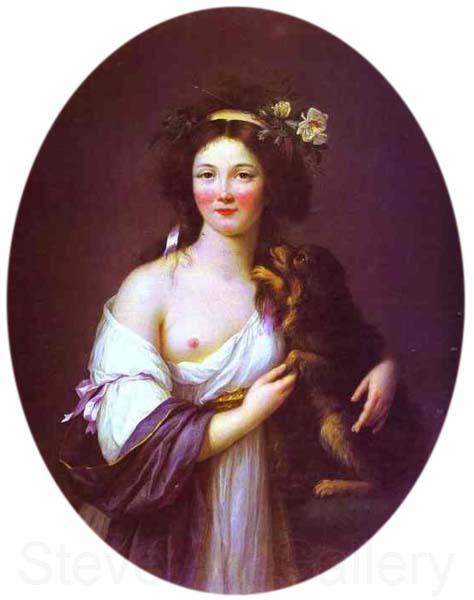 elisabeth vigee-lebrun Portrait of Mme D'Aguesseau Germany oil painting art